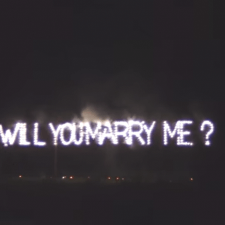 Marry Me Fireworks Proposal idea