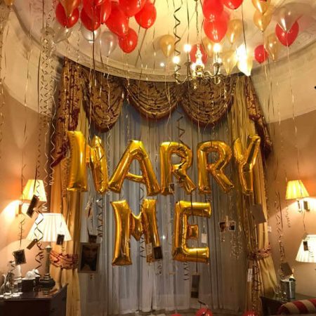 Romantic Hotel Room Proposal